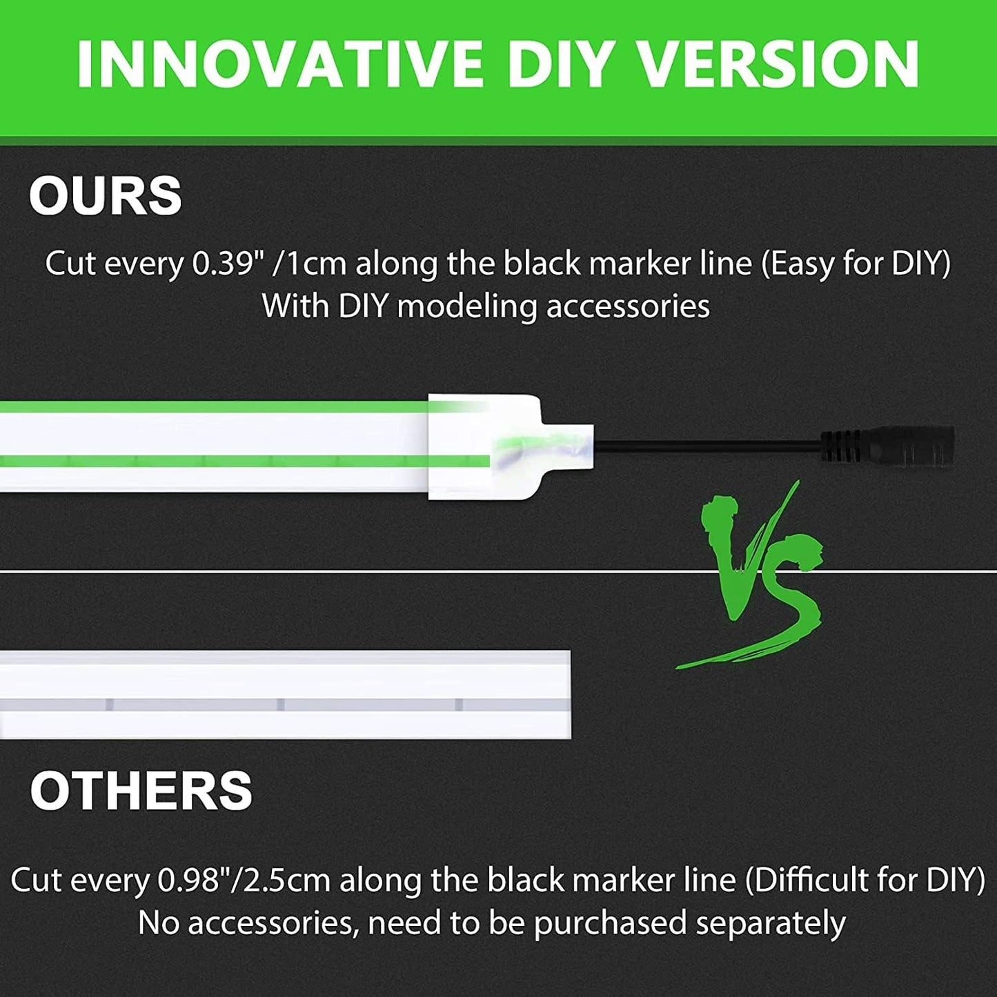 LED Neon Strip Lights - 5 Meter ( Green )