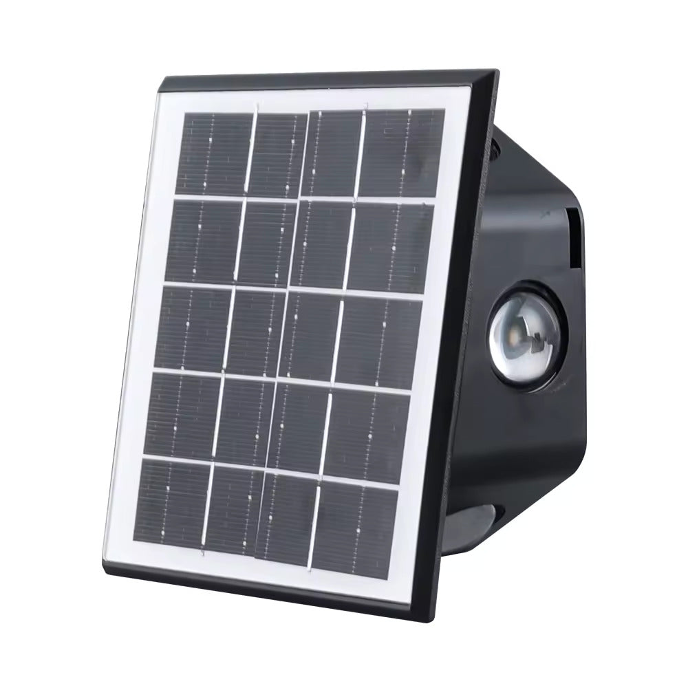 Solar Powered LED Wall Fence Light (Warm White)
