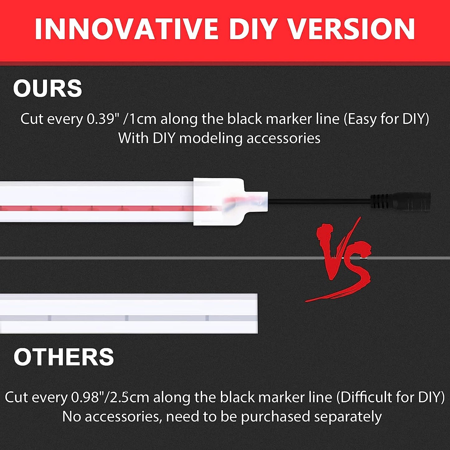 LED Neon Strip Lights - 5 Meter ( Red )