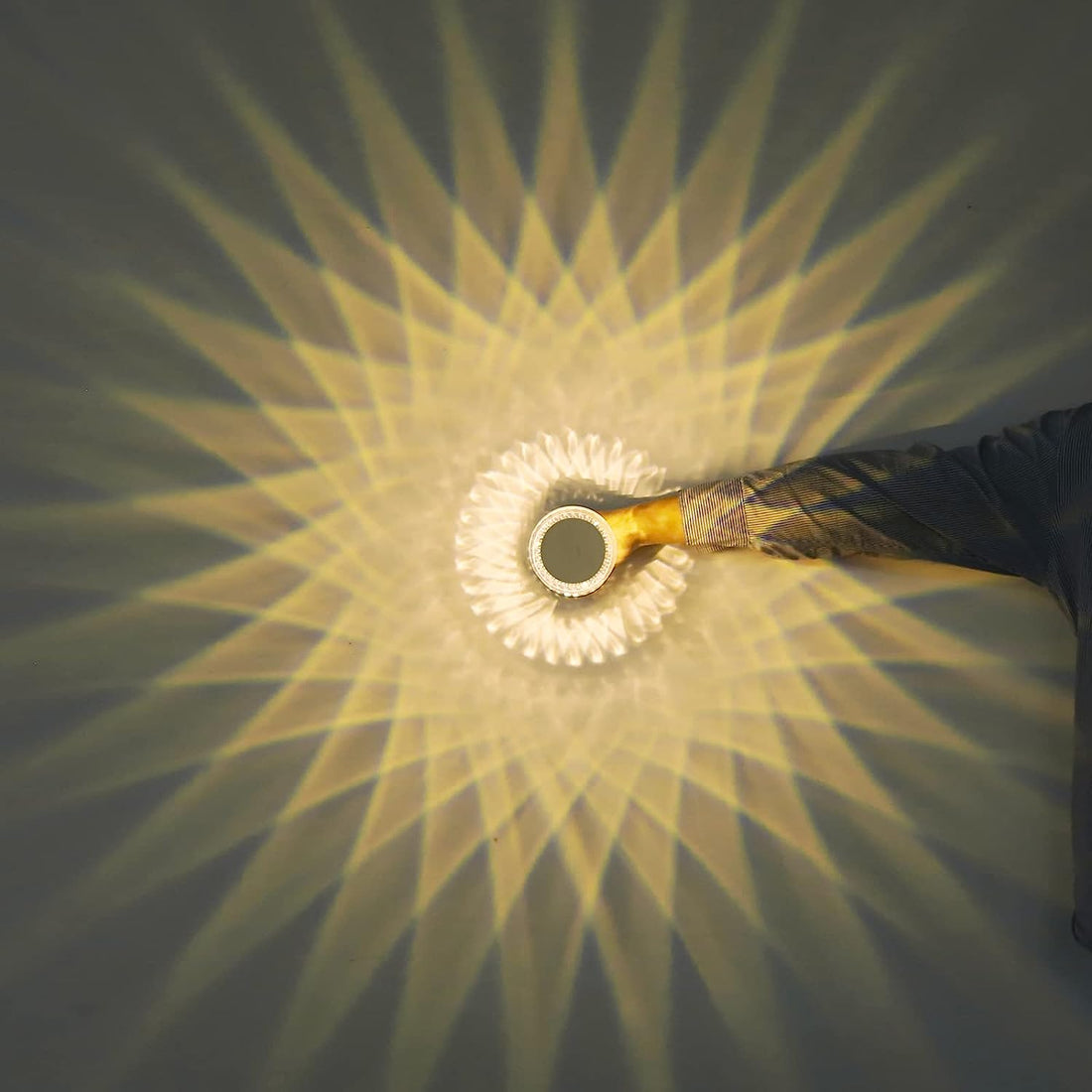 3 Color Changing Crystal Table Lamp With Touch Control (9.5 inch )