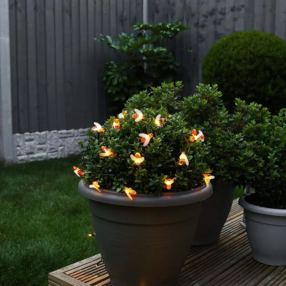 16 LED Honeybee String Fairy Lights - 3 Mtr ( Warm White )