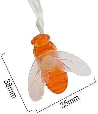 16 LED Honeybee String Fairy Lights - 3 Mtr ( Warm White )