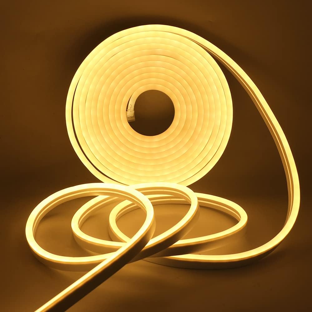 LED Neon Strip Lights - 5 Meter (Warm White )