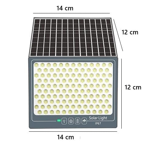 50W Solar LED Flood Light With Remote