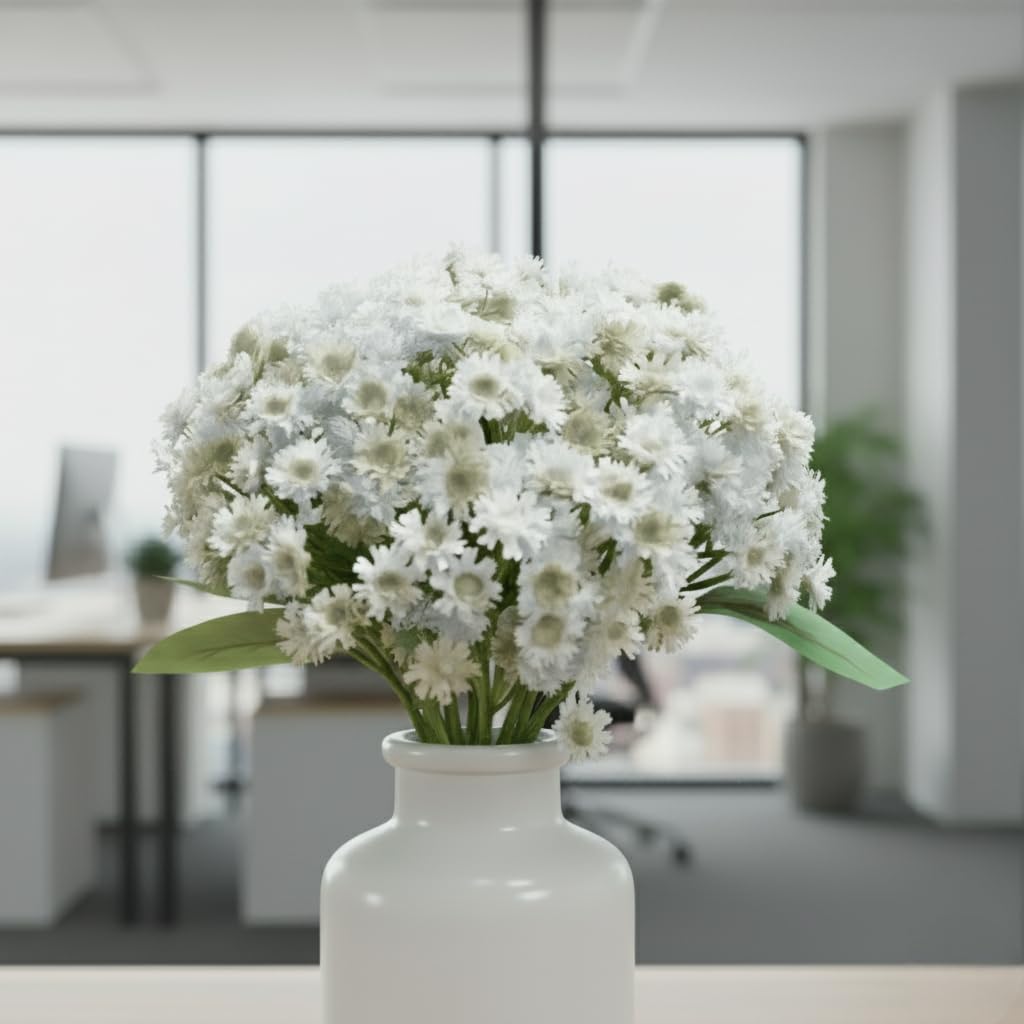 Artificial Baby Breath Flower Bouquet – 12 Stems
