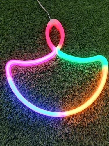 LED Neon Diya Light – Multicolor