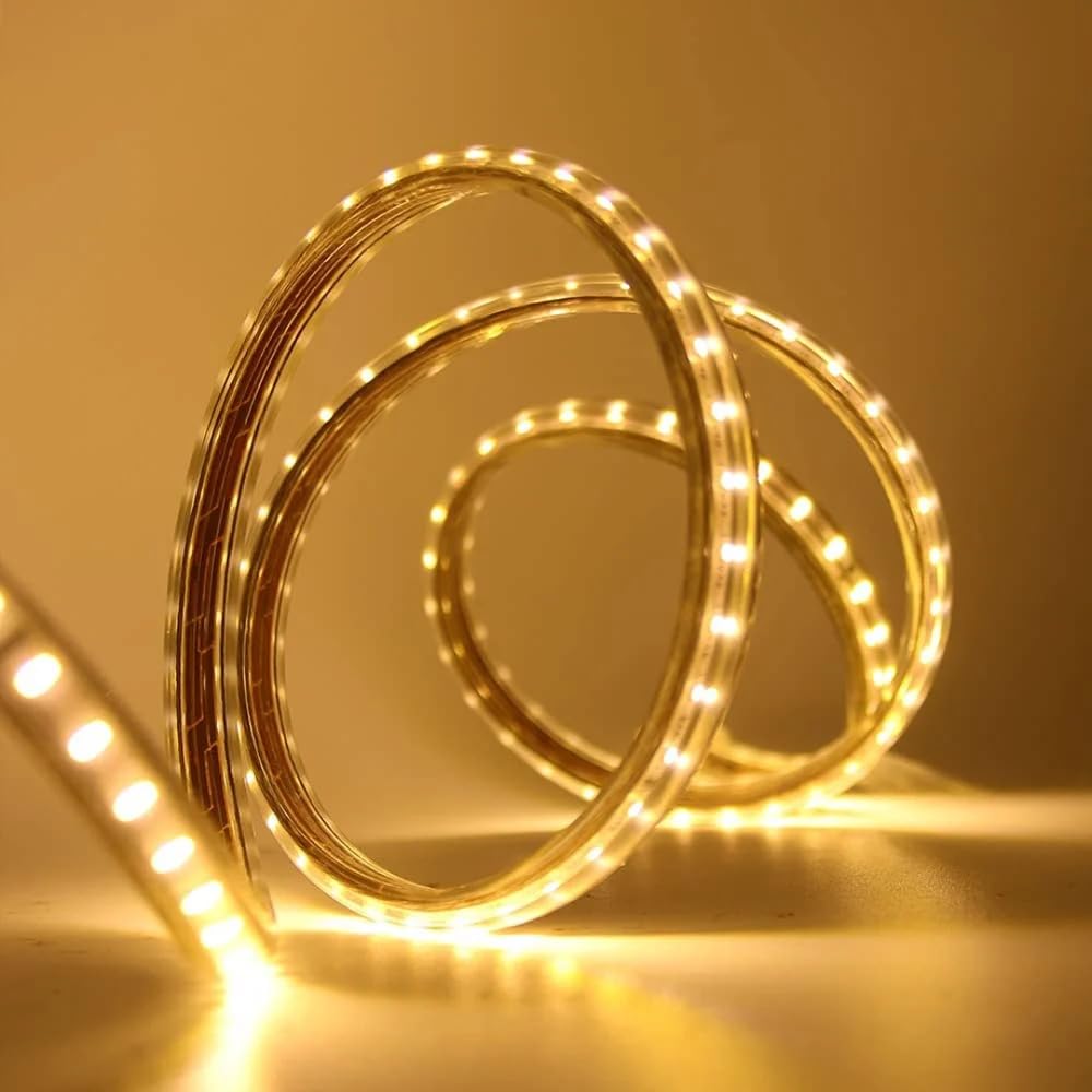 Rope String Lights - (Warm White, 50 Meter)