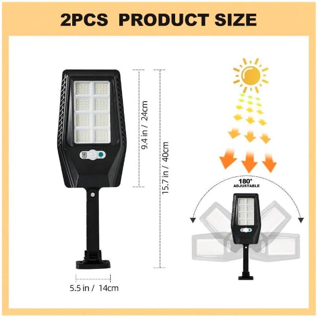 Solar-Powered LED Motion Sensor Wall Light