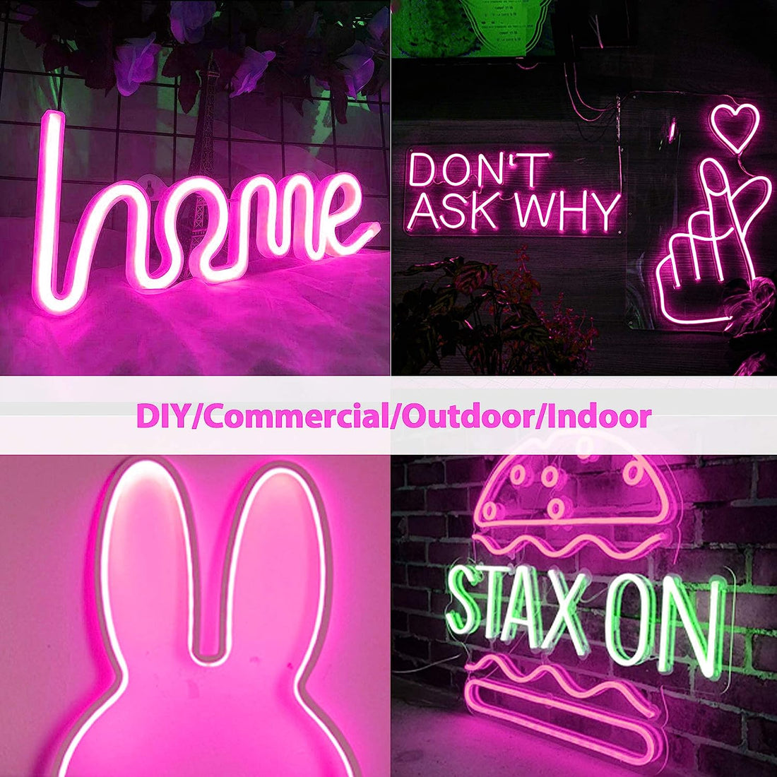 LED Neon Strip Lights - 5 Meter ( Pink )