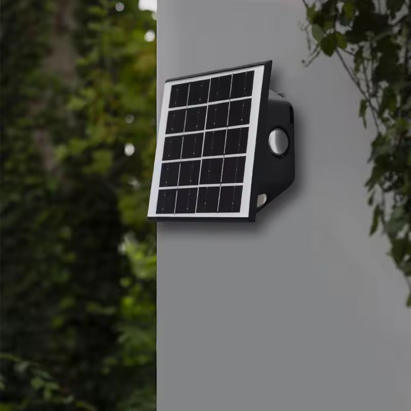 Solar Powered LED Wall Fence Light (Warm White)