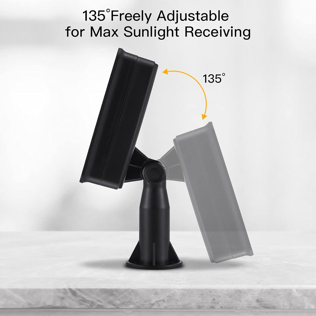 Solar Powered - 192 LED 12 inch 8 Tubes Meteor Lights - Warm White