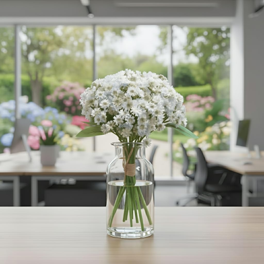 Artificial Baby Breath Flower Bouquet – 12 Stems