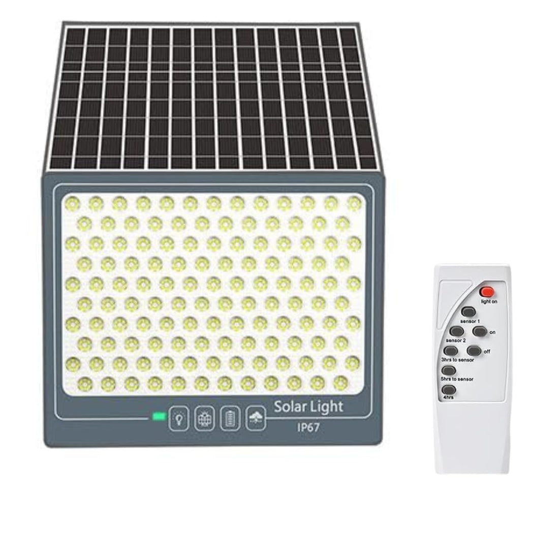 50W Solar LED Flood Light With Remote