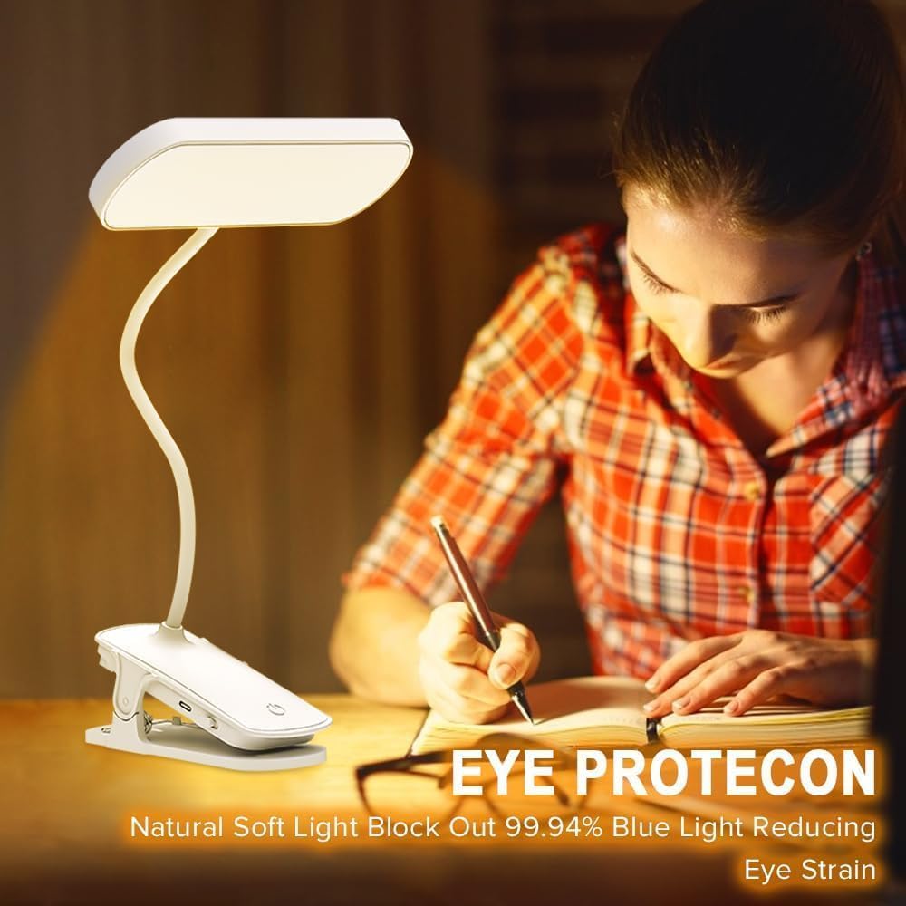 Clip-On Book Light- White