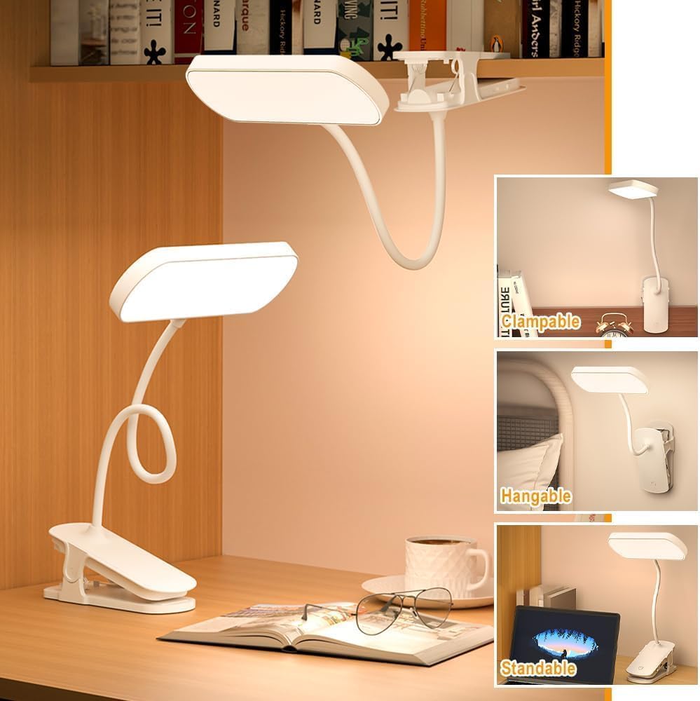 Clip-On Book Light- White