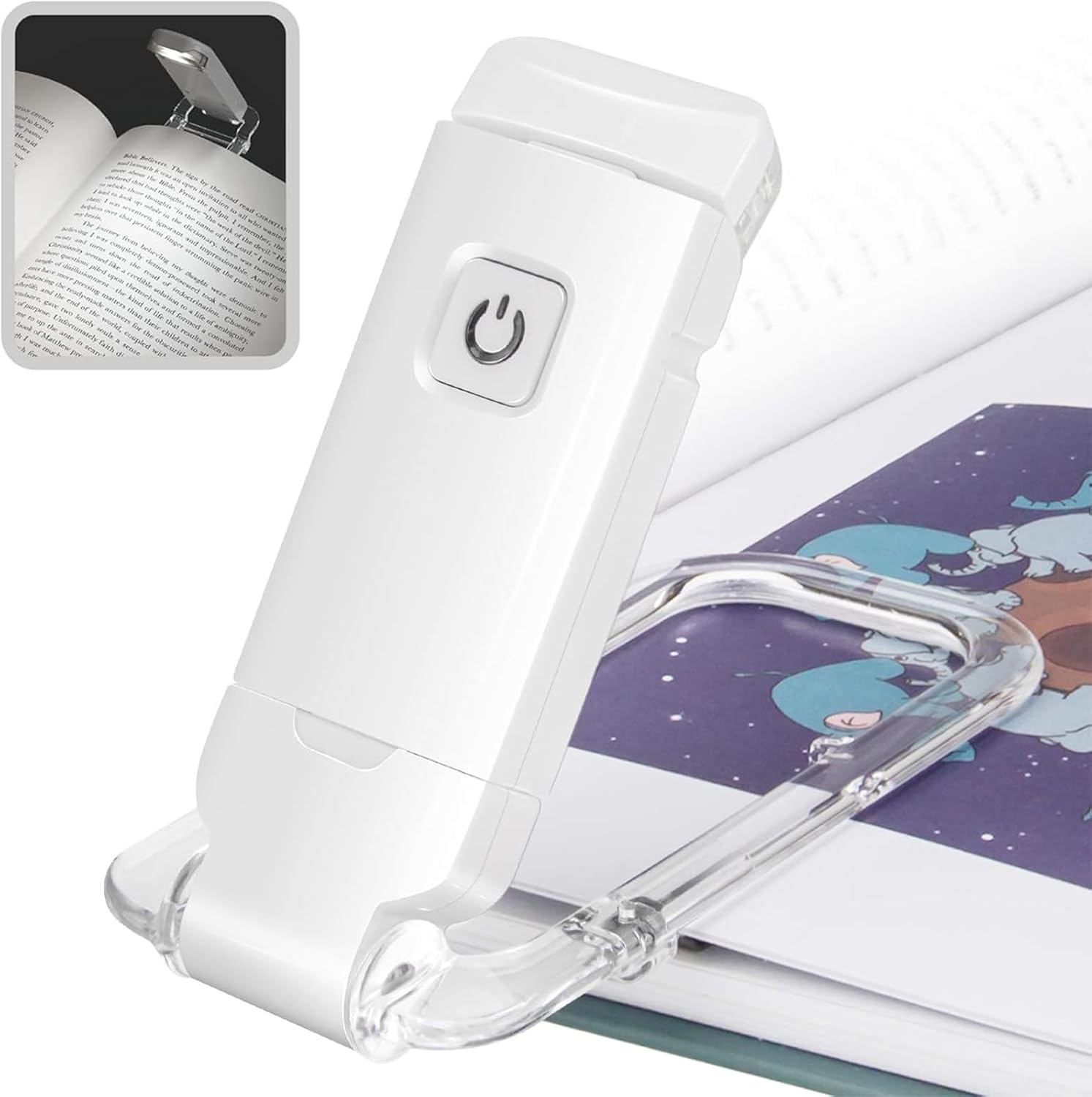 USB Rechargeable Book Light For Reading
