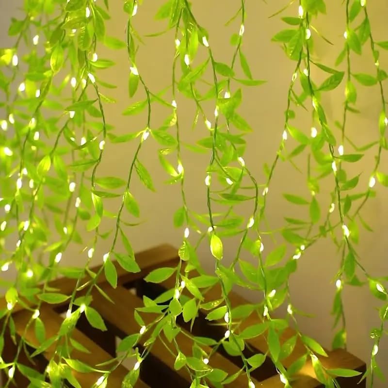 Artificial Vine Leaf LED Fairy String Light - 3 Mtr ( Warm White )