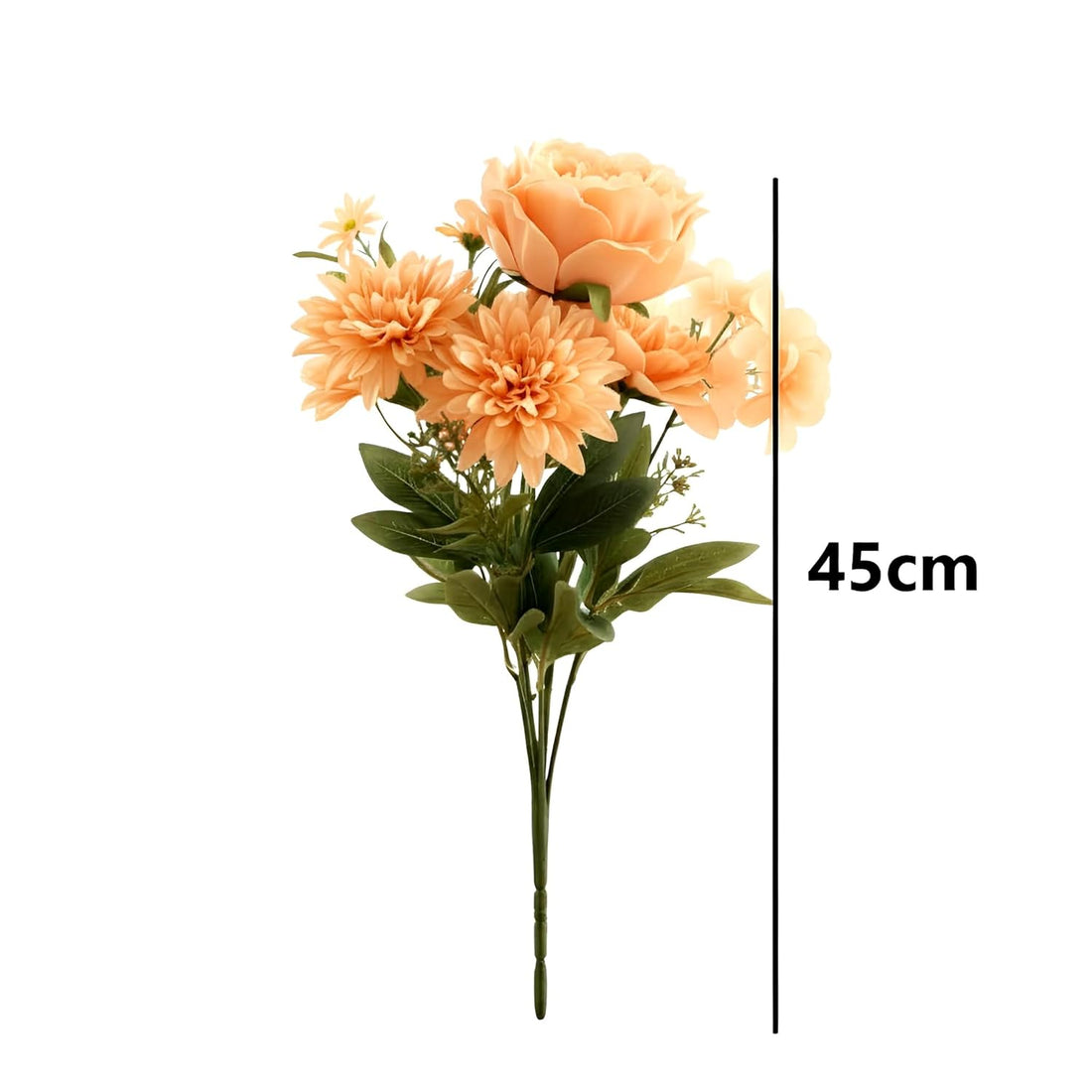 Artificial Flower Bouquet – Silk Roses, Peony & Mixed Flowers
