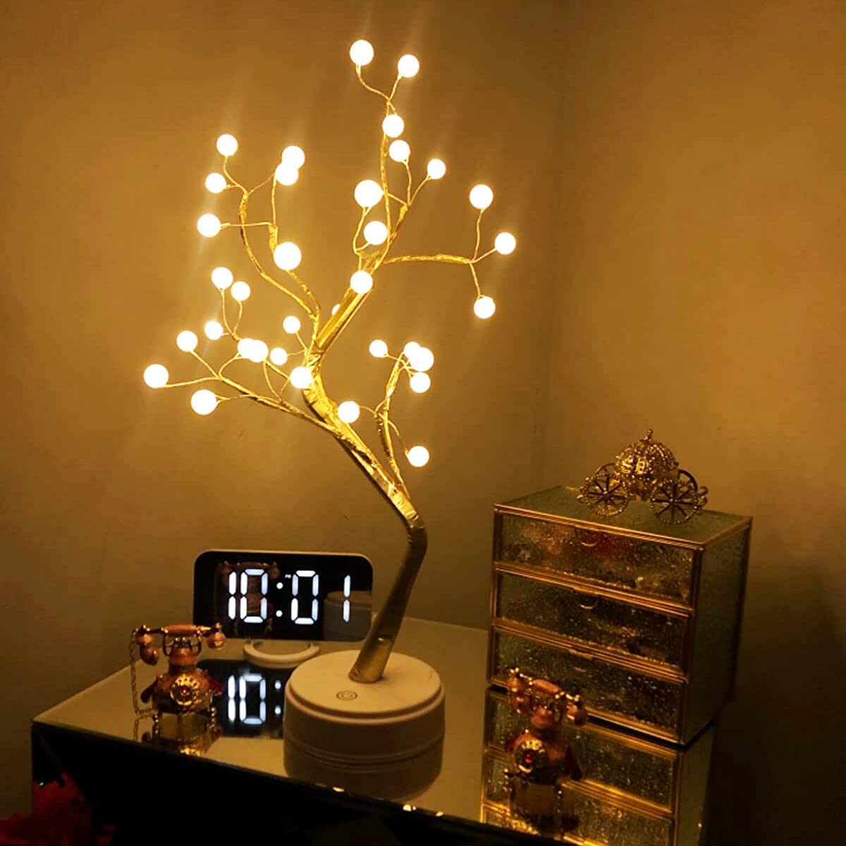 36 LED Pearl Bonsai Tree Light Table Lamp - 20 inch