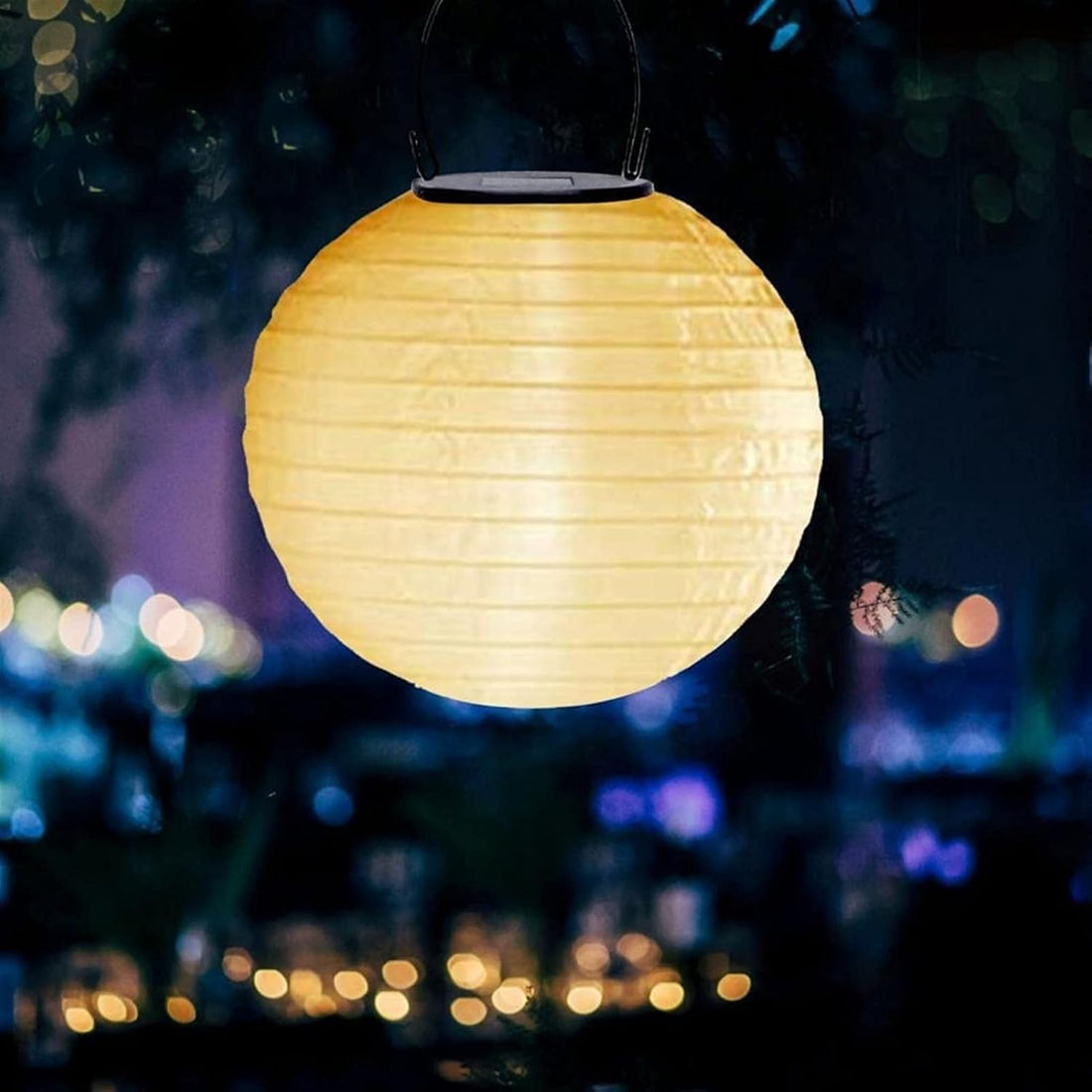 Solar Powered Outdoor Hanging Lanterns