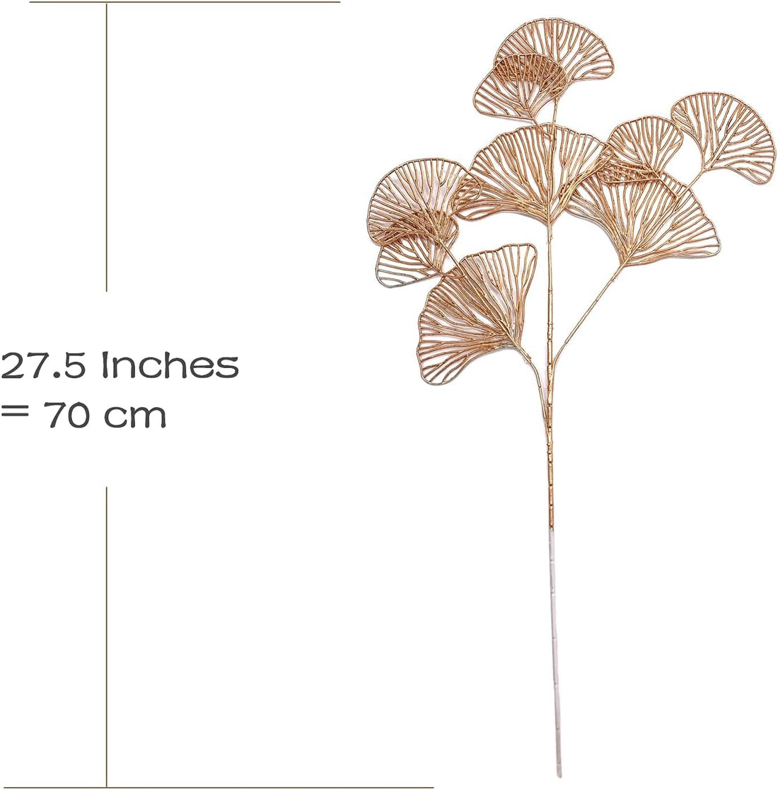 Artificial Apricot Leaves Plants (70 cm, Pack of 3, Flower Bunch)