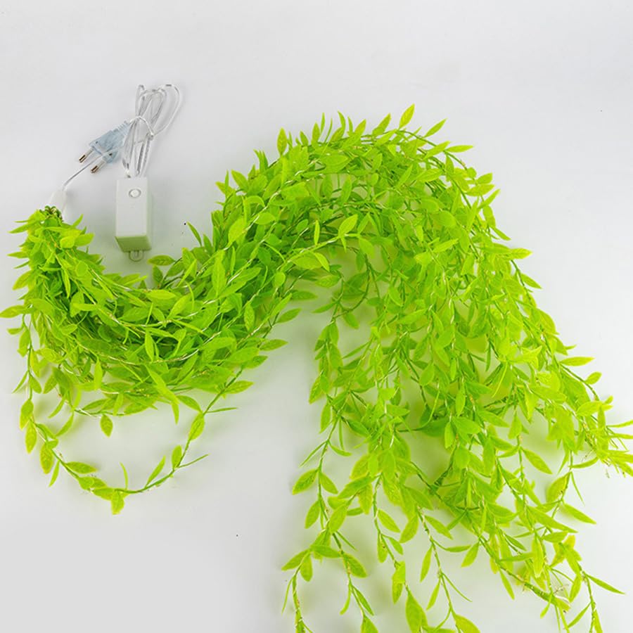 Artificial Vine Leaf LED Fairy String Light - 3 Mtr ( Warm White )