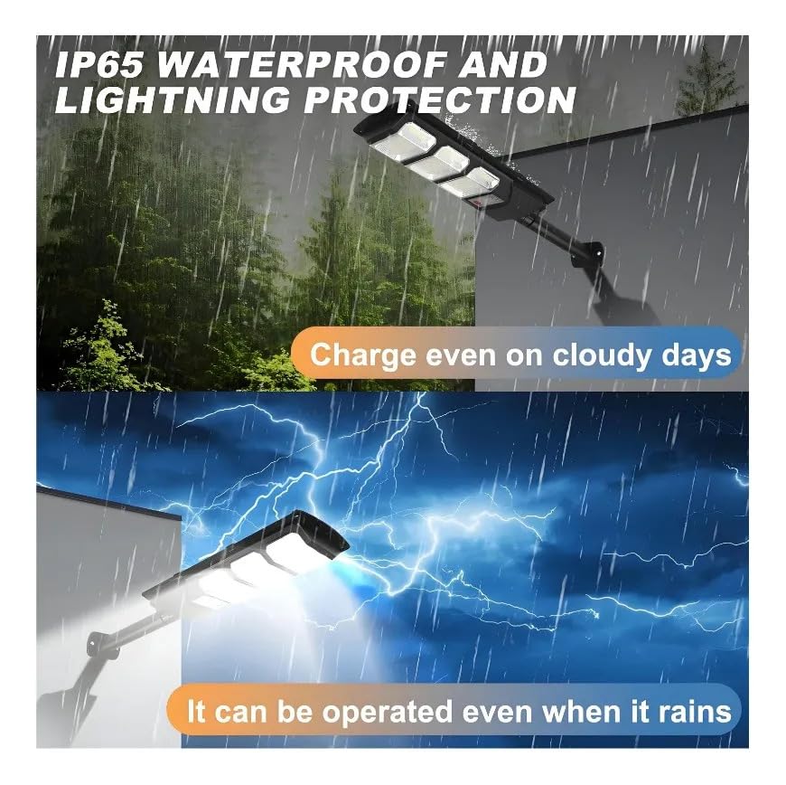 100W Solar LED Street Light With Remote