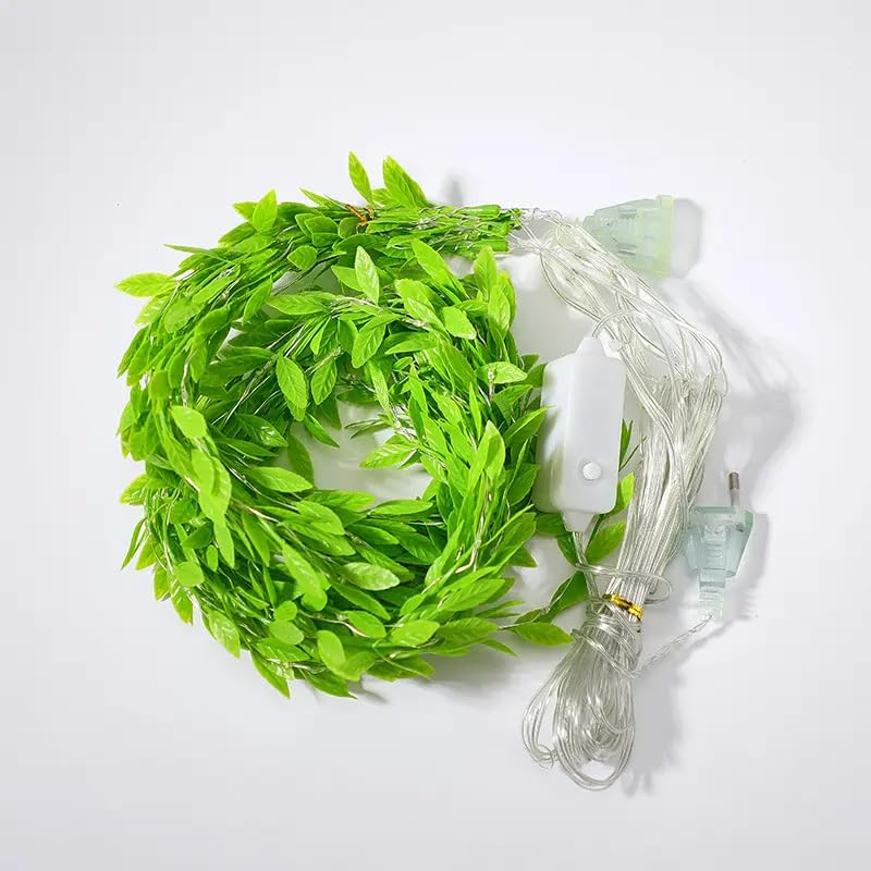 Artificial Vine Leaf LED Fairy String Light - 3 Mtr ( Warm White )