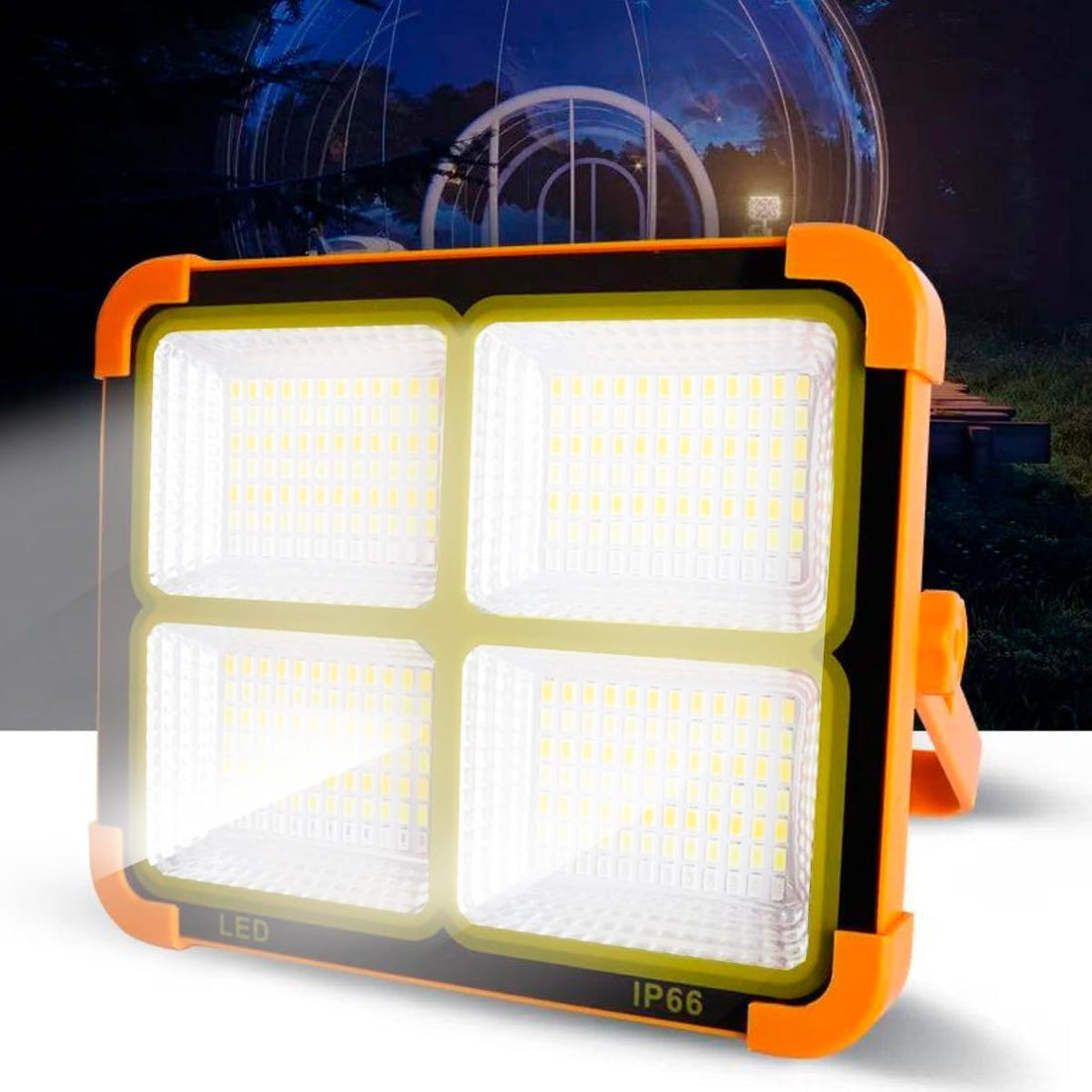 Solar & USB Rechargeable LED Flood Light