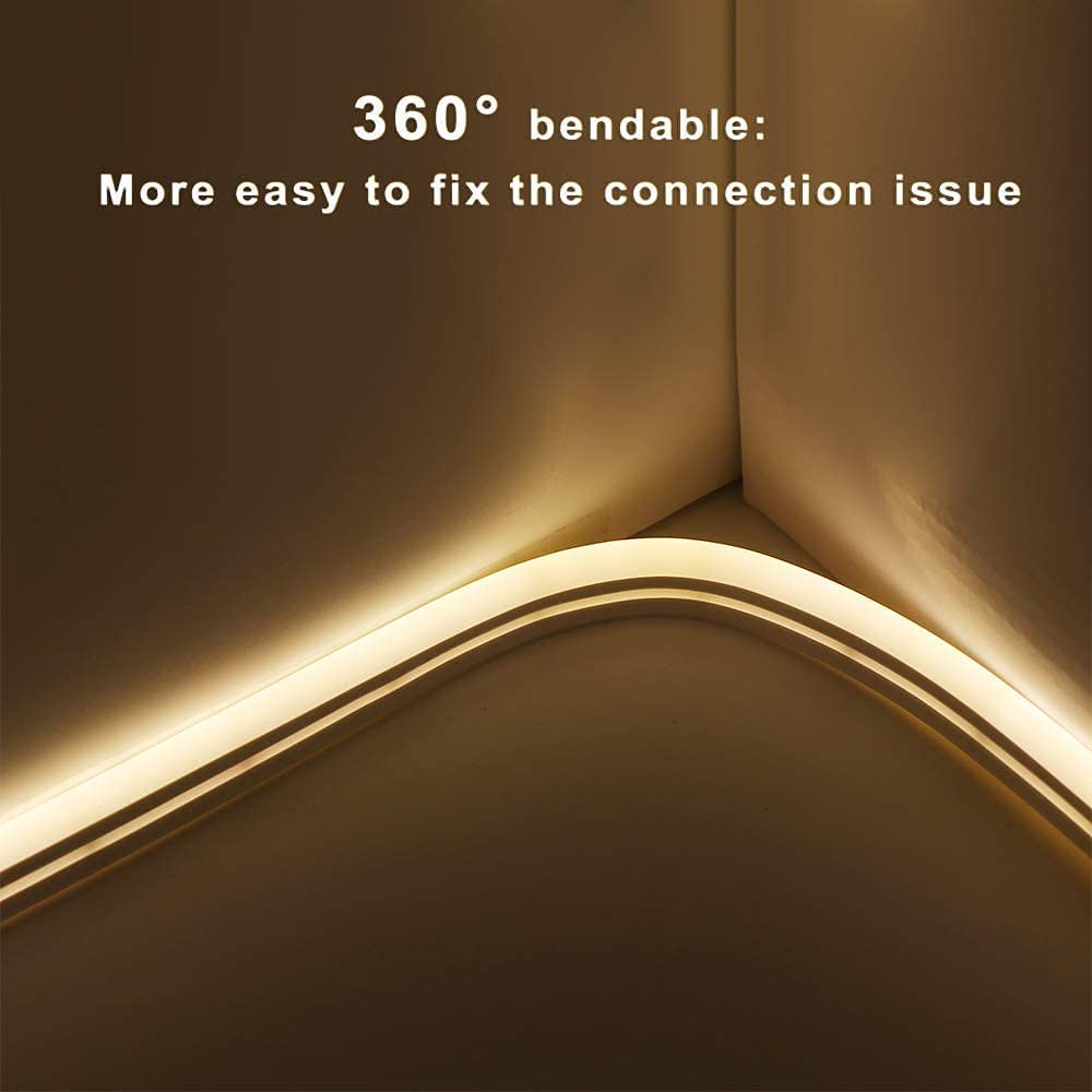 LED Neon Strip Lights - 5 Meter (Warm White )