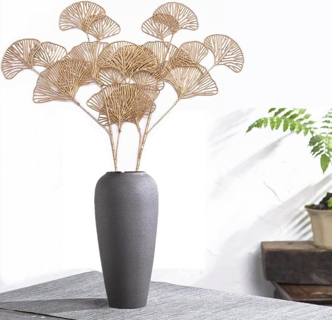 Artificial Apricot Leaves Plants (70 cm, Pack of 3, Flower Bunch)