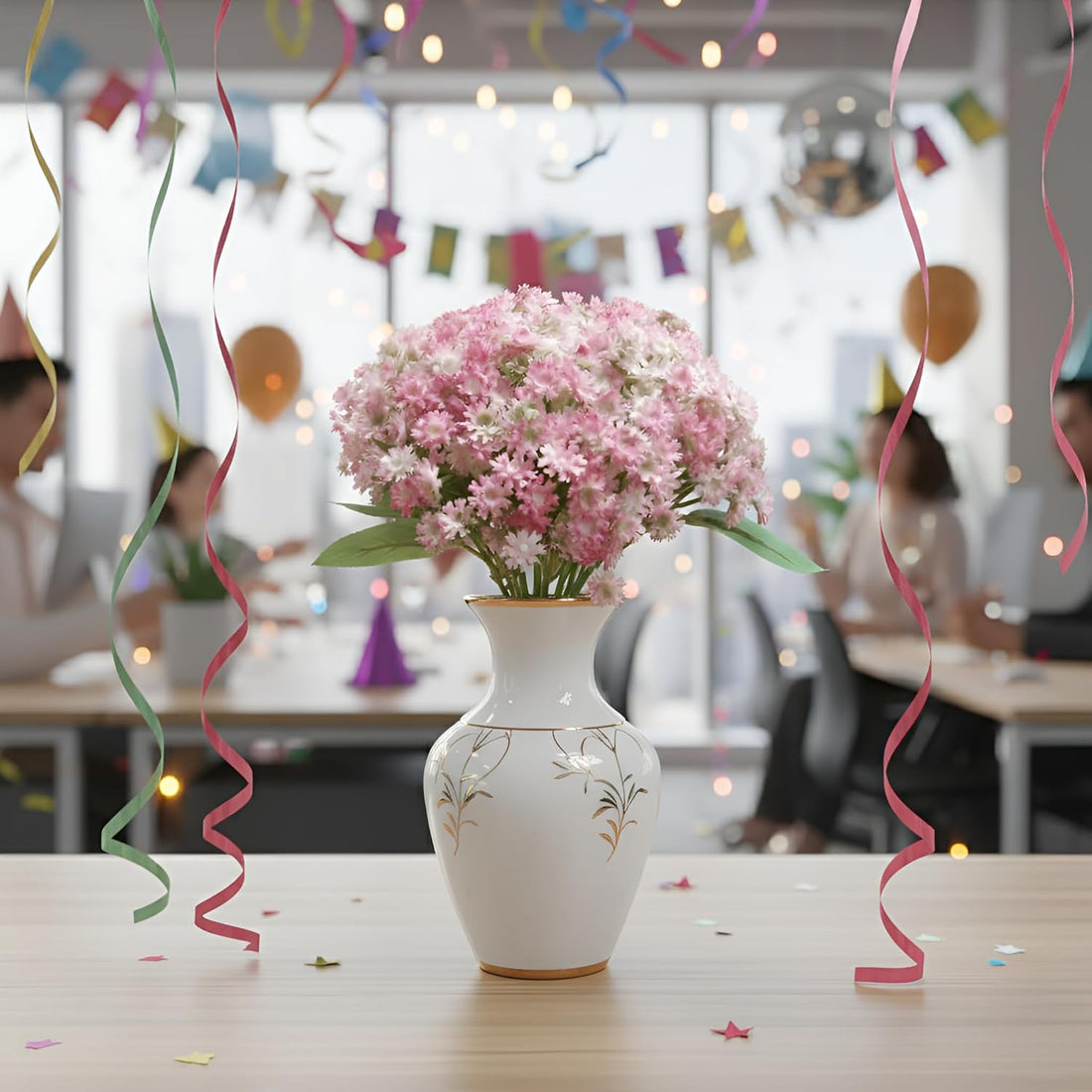 Artificial Baby Breath Flower Bouquet – 12 Stems