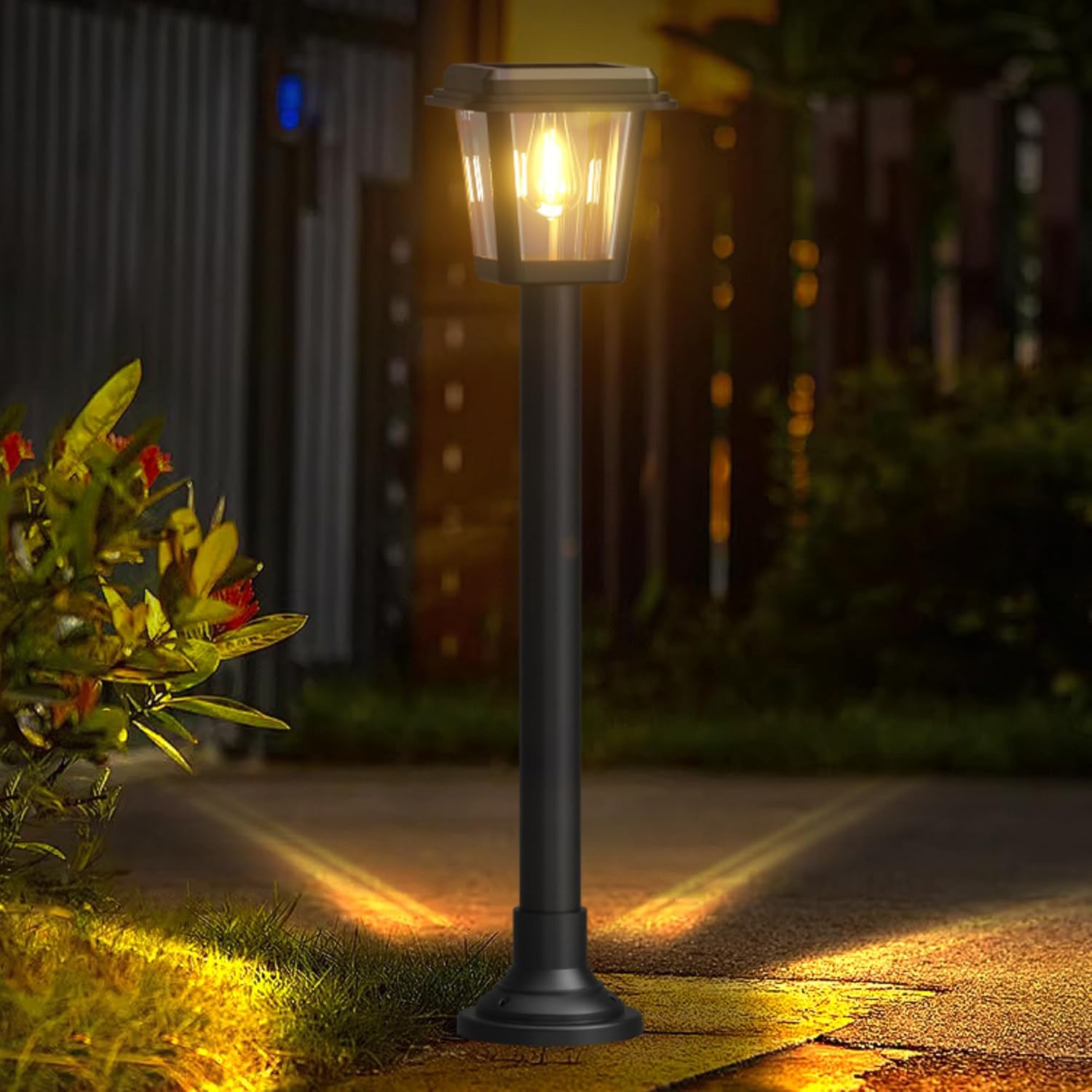 Solar-Powered LED Pathway Lights