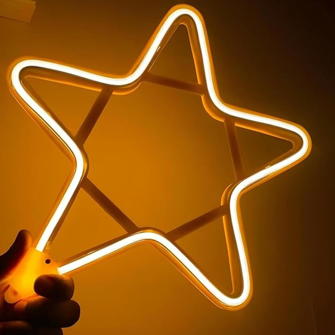Star Shape Neon LED Light (Warm White)