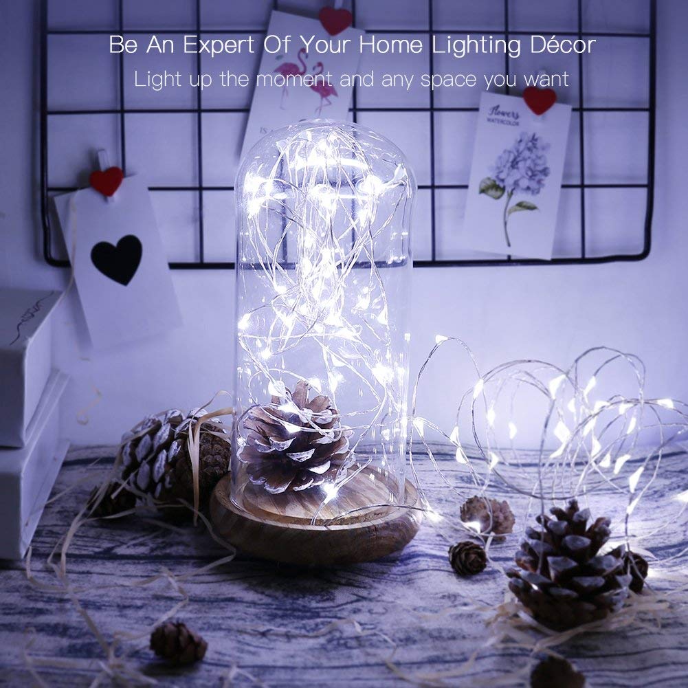 USB Powered- 100 LED Fairy String Light- 10 Mtr (Cool White)