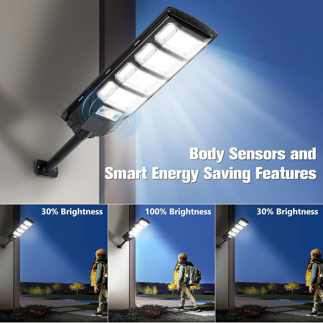 200W Solar LED Street Light With Remote