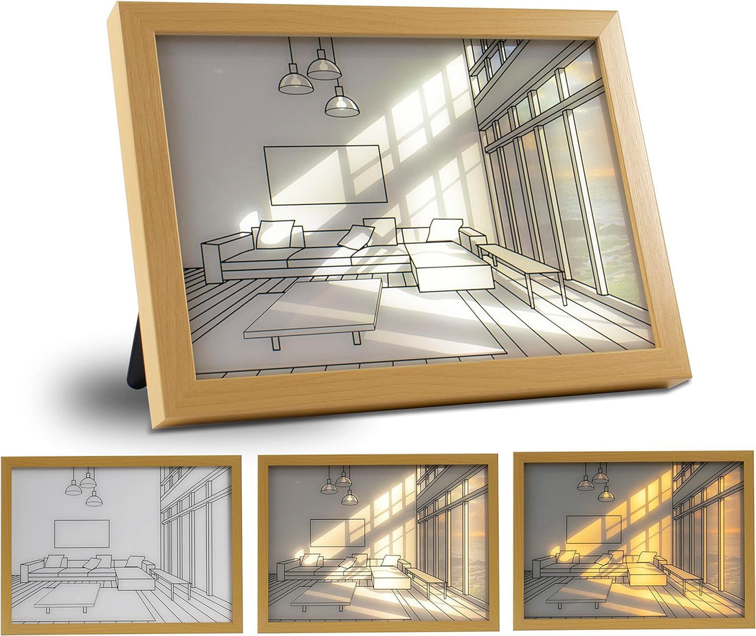 3D LED Sunset Painting With 3 Lighting Modes