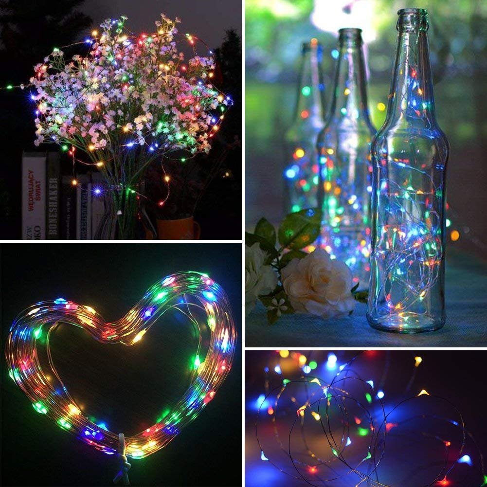 USB Powered 100 LED Fairy String Light- 10 Meter (Multicolor)