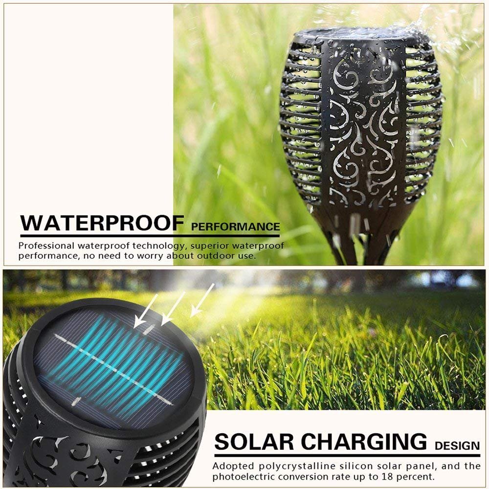 Solar Flame Flickering Torch Light