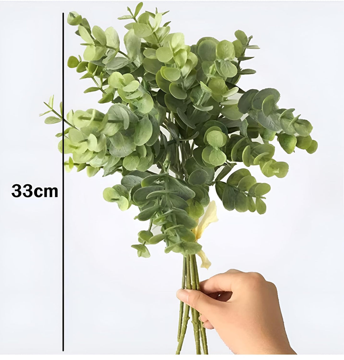 Artificial Eucalyptus Leaves Bunch – 12pcs Greenery Stems