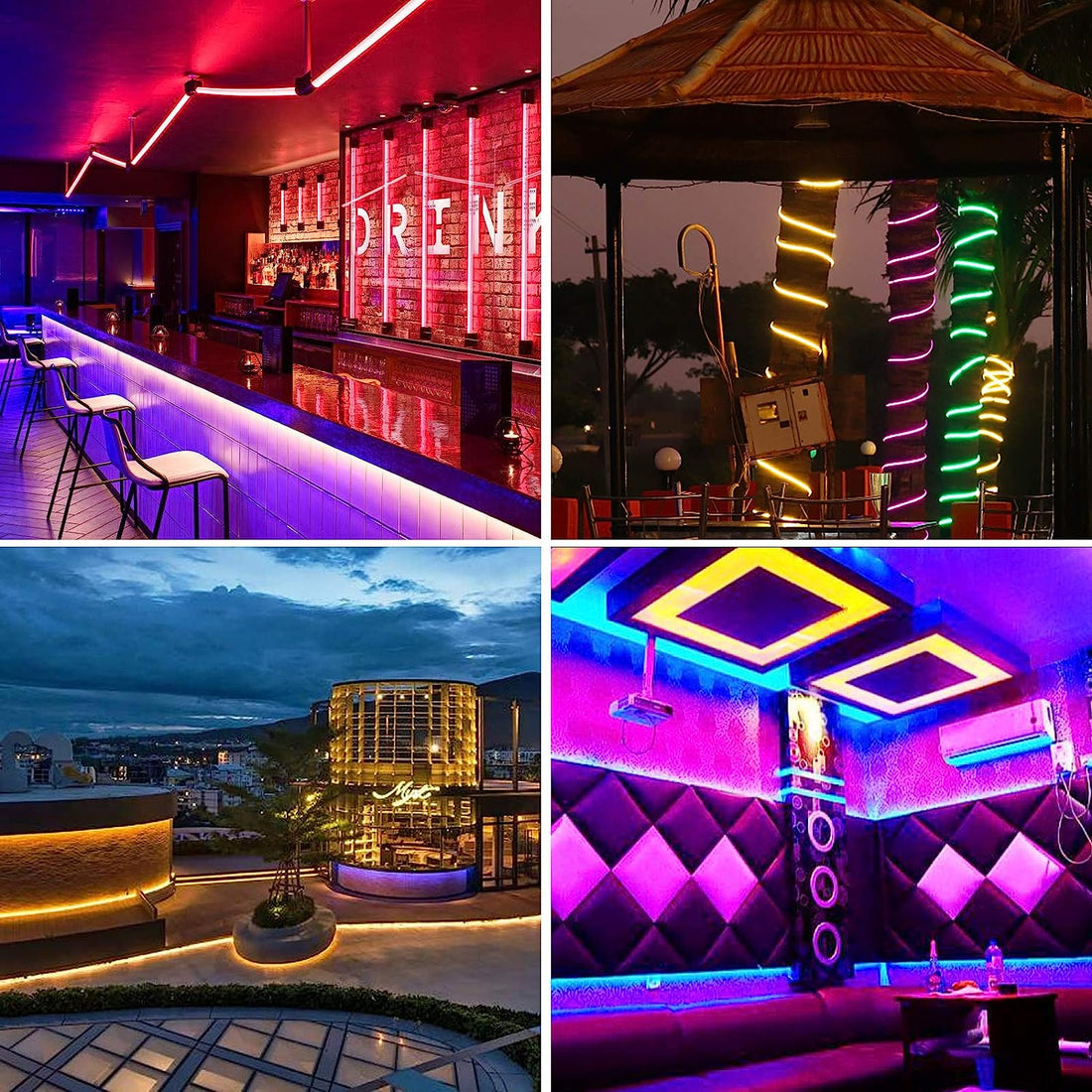 LED Neon Strip Lights - 5 Meter ( Purple )