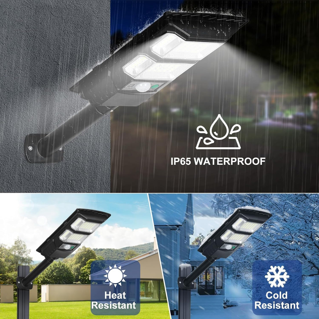 50W Solar LED Street Light with Remote