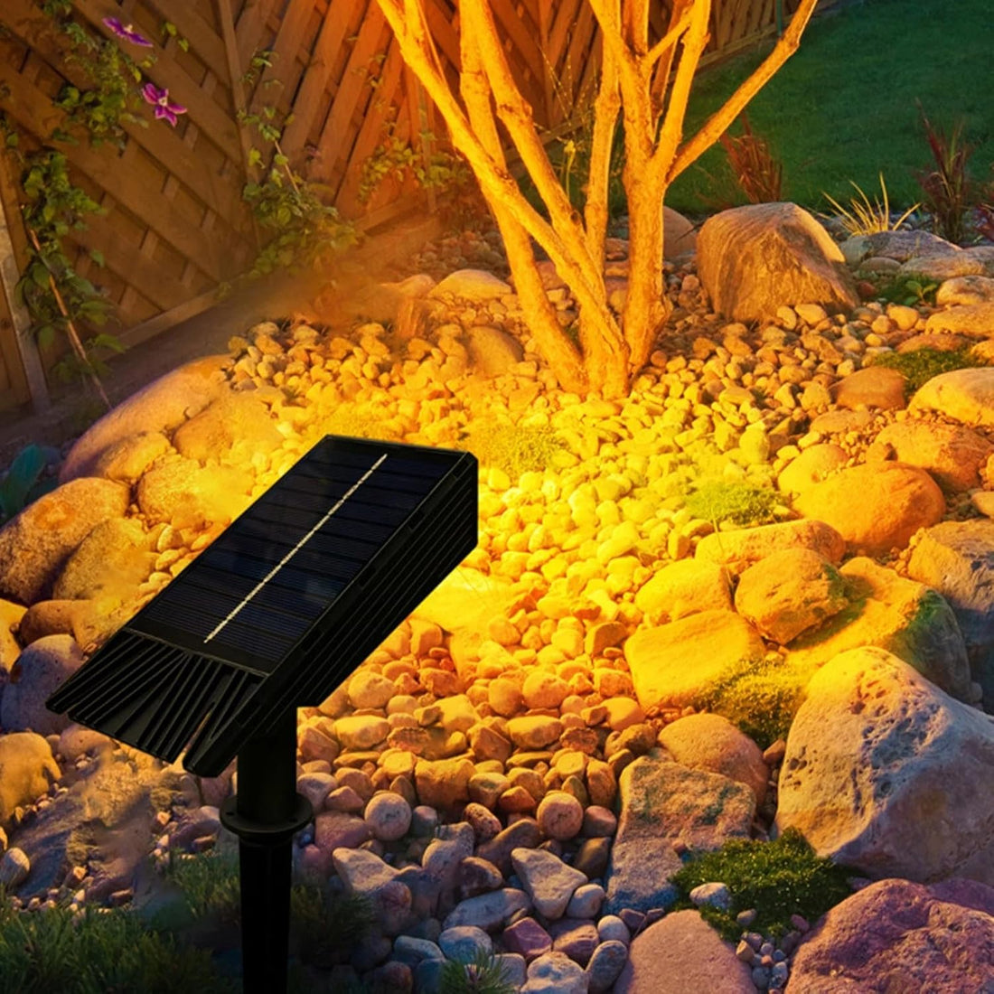 Solar Powered Outdoor LED Garden Courtyard Light