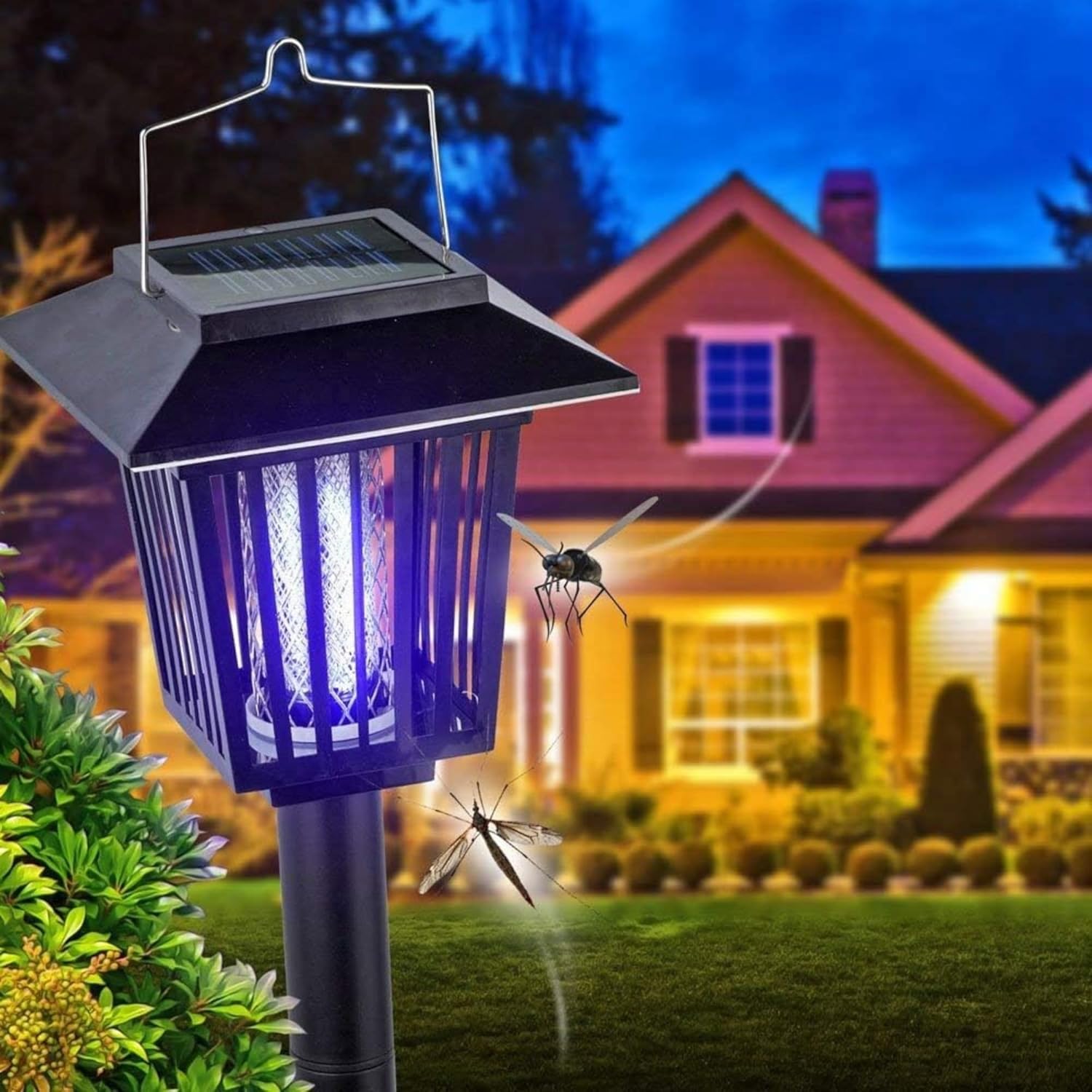 Solar Powered 2-in-1 Mosquito Killer & Lamp