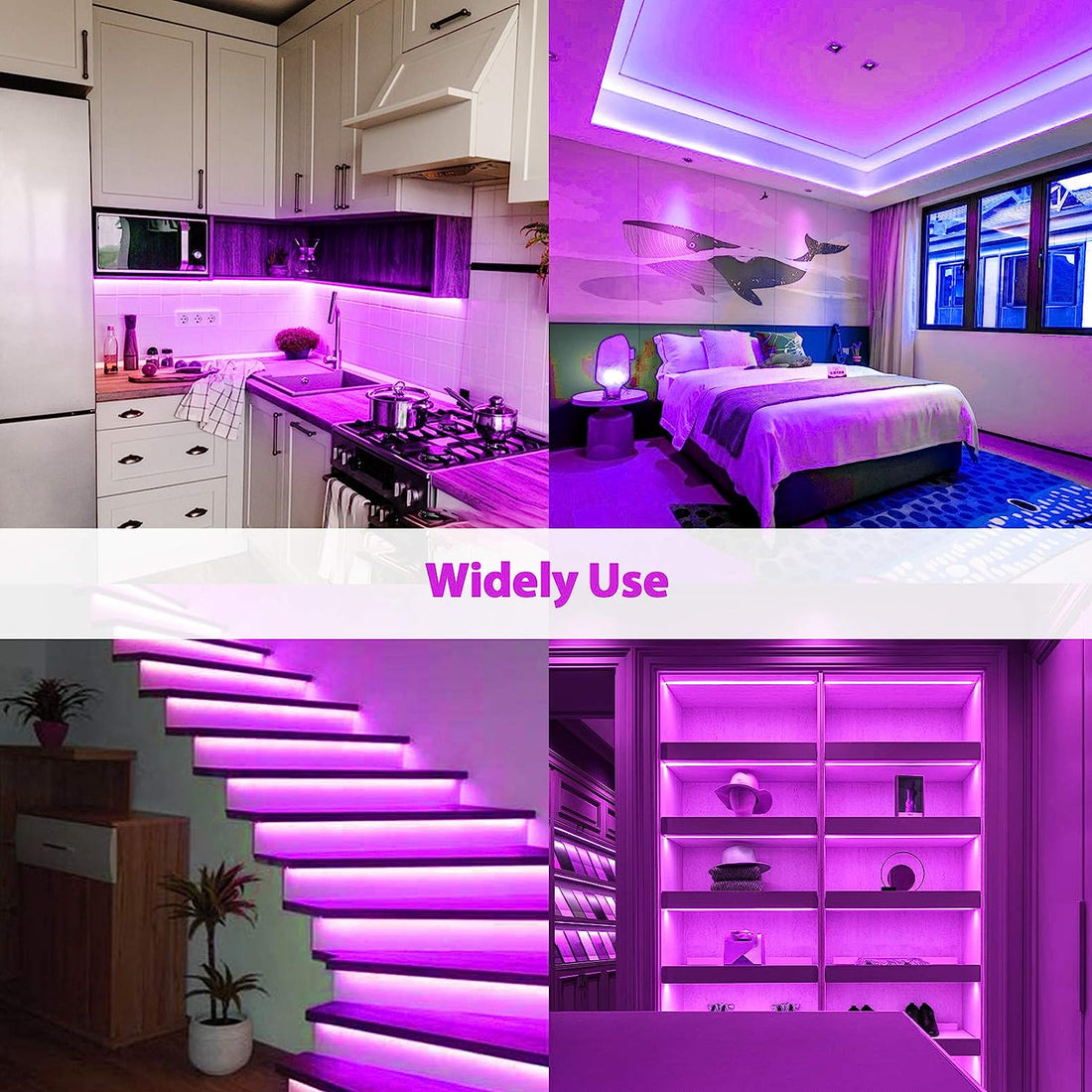 LED Neon Strip Lights - 5 Meter ( Purple )