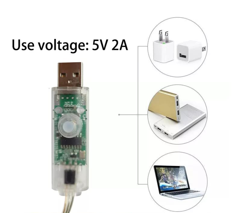 USB Powered Fairy String Light With Remote 10 Meter - Multicolor