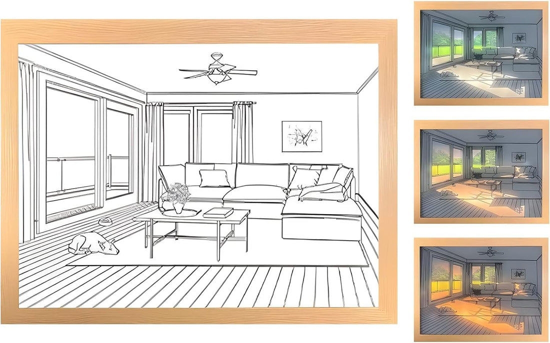 3D LED Sunset Painting With 3 Lighting Modes