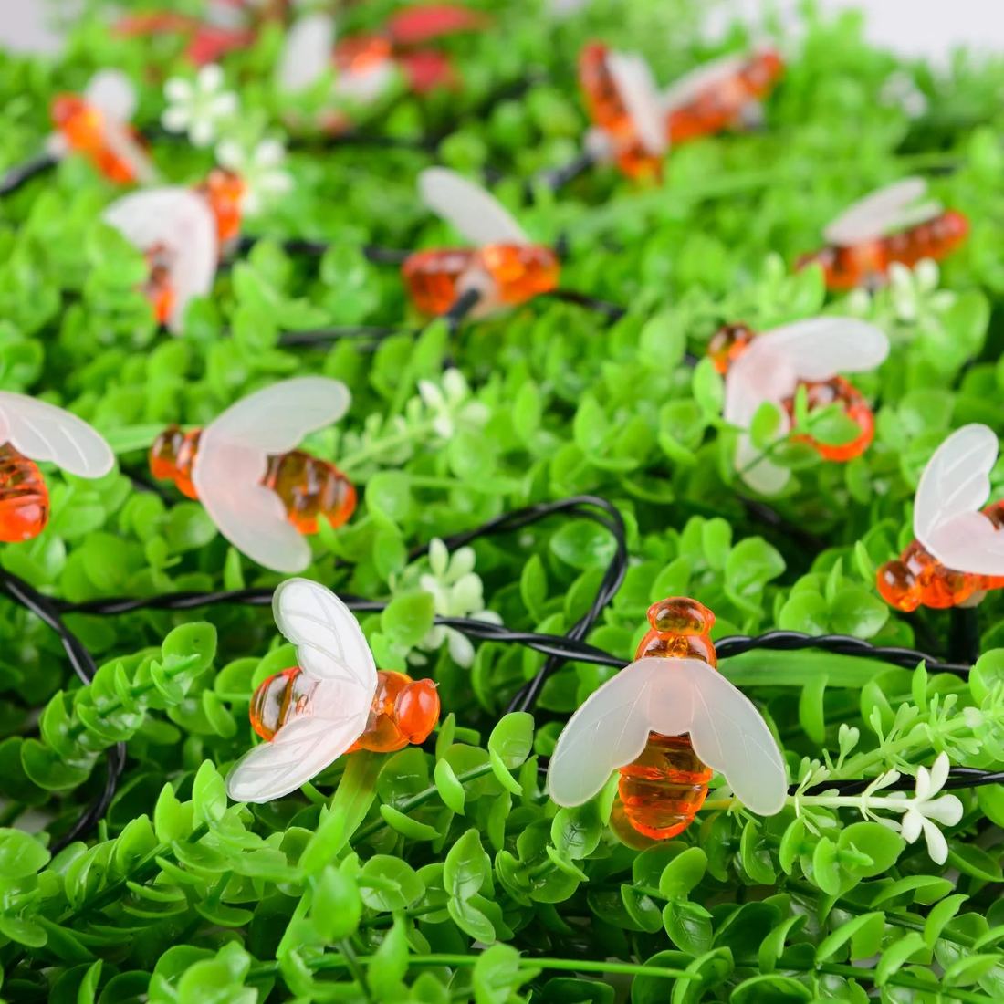 16 LED Honeybee String Fairy Lights - 3 Mtr ( Warm White )