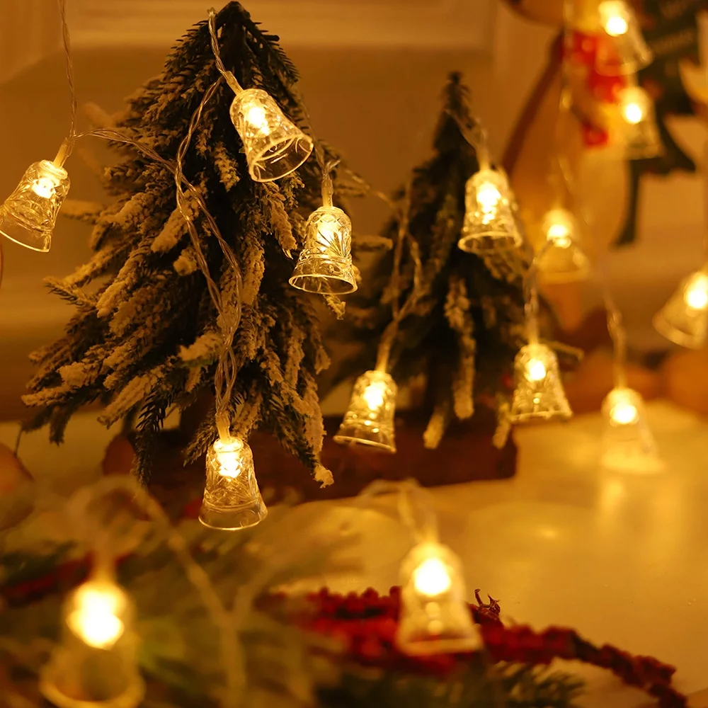20 LED Bell Design Fairy String Lights - 3 Mtr ( Warm White )