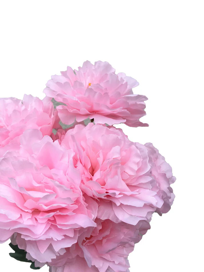 Peony Decorative Artificial Fake Faux Flower ( Pink )